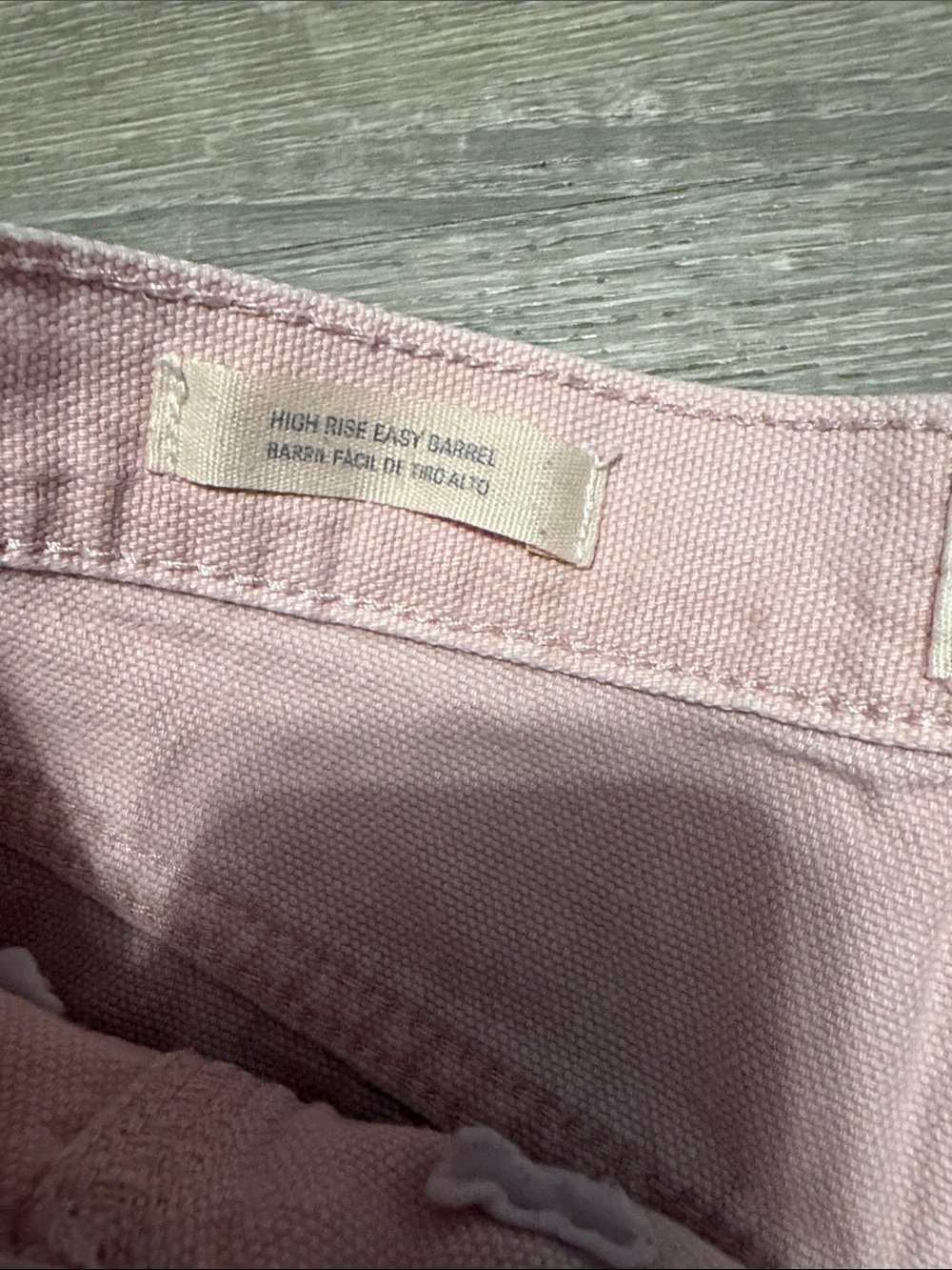 Universal Thread Pink High Rise Easy Barrel Leg Jeans Size 4 - Picture 4 of 8